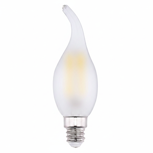 Lampada a candela LED, punta opaca, E14, 6W, 800 lm, 4000K (B&B 121178) - Product Image 2