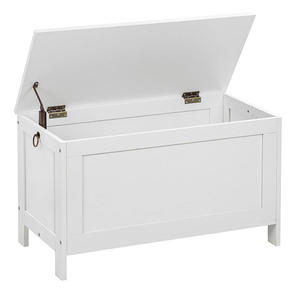 Retro scatola dei giocattoli Organizer giocattolo <span class=keywords><strong>in</strong></span> <span class=keywords><strong>legno</strong></span> scrigno del tesoro con cerniera di sicurezza robusto ingresso <span class=keywords><strong>panca</strong></span> porta - Product Image 1