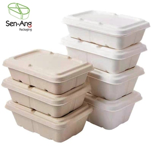 Senang02-contenedor de cartón para llevar, bandeja de Sushi de bambú, varios tamaños, precio de fábrica - Product Image 6