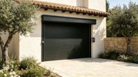 Système de volet roulant automatique en alliage d'aluminium pour garage - Fonctionnement silencieux, résistant au vent, isolé pour villa de luxe