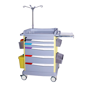 Hot Koop Concurrerende Prijs <span class=keywords><strong>Abs</strong></span> Plastic Staal Gemaakt Ziekenhuis Geneeskunde Lade Medische Winkelwagen <span class=keywords><strong>Trolley</strong></span> - Product Image 5