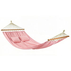 <span class=keywords><strong>Hamac</strong></span> double moderne de luxe <span class=keywords><strong>avec</strong></span> barres de maintien en bois et oreillers, éco-responsable, portable, pour l'intérieur et l'extérieur - Product Image 3