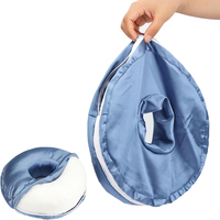 Taie d'oreiller lavable en satin de luxe pour piercing, couvre-oreille soyeux pour oreilles percées, pour dormeurs latéraux, soulagement des plaies de pression et de la douleur