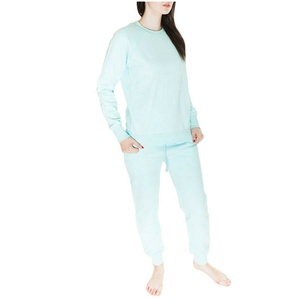 PIHA SPORTS Survêtement deux pièces pour femme, hiver, design personnalisé, imprimé lettres, polyester/coton, col châle, coupe ajustée, pantalon long - Product Image 2