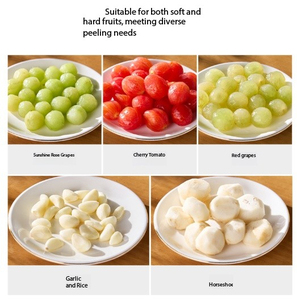 Household Kitchen Electric <b>Fruit</b> Peeler Automatic Plastic Grape and Plum Peeling Machine Clean Compact Kitchen Gadget with - Product Image 2