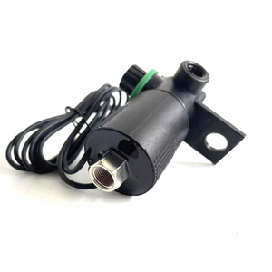 Válvula Solenoide de Riego de 3 Vías Normalmente Cerrada/Abierta con Interruptor Manual, Cable Negro 390 3 24 VCC, Suministro de Agua y Drenaje para Exteriores - Product Image 3
