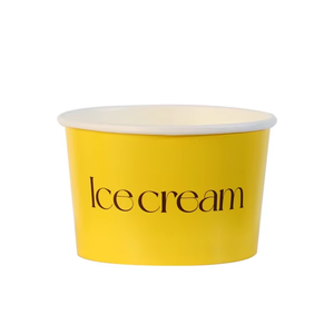 ชามกระดาษขนาด 100 มล. สีเหลืองขาว ทนทานต่อคราบไขมัน สำหรับร้านอาหารแบบ<span class=keywords><strong>บริการ</strong></span>รวดเร็วและรถขายอาหารเคลื่อนที่ ผลิตเร็ว - Product Image 6