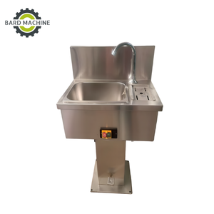 Piscina de Desinfección de Cuchillos de Acero Inoxidable Plateado con Pedal y Tanque de Lavado de Manos para <span class=keywords><strong>Talleres</strong></span> de Mataderos de Alimentos - Product Image 6