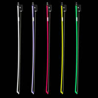 Archet de viola LED ultra-léger en fibre de carbone, batterie rechargeable, entrée Type-C, effets lumineux étonnants