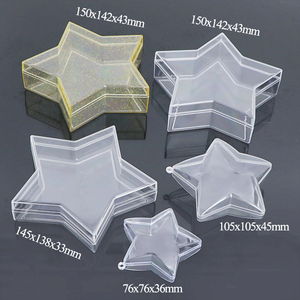 SUNSHING Custom PS Star Shape Chocolate <b>Box</b> with Lid <b>Small</b> Acrylic Gift <b>Packaging</b> <b>Box</b> Clear Plastic Candy Display Containers - Product Image 1