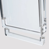JERY personnalisé aimant acrylique graduée carte à collectionner dalle acrylique vitrine pour PS-A CGC BGS TCG carte de classement dalle protecteur