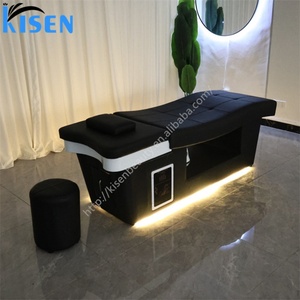 KISEN Beauty Wholesale Salon Head Spa Shampoo Bed for Head Therapy Hair Washing Massage Water Circulation Feature Shampoo Bed - Product Image 4