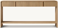Tables de Salon Rustiques – Ensemble de Meubles Design Minimaliste, Console en Bois Haut de Gamme avec Tiroirs