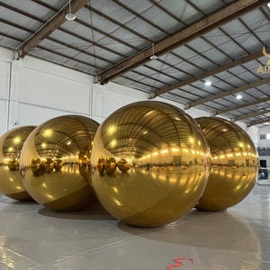 Esferas Inflables Doradas Brillantes, Decoración para Salones de Comedor, Globo Inflable Hermético - Product Image 2