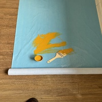 Protection de surface temporaire pour sol, moderne, gris mat, auto-adhésif, en feutre polaire, imperméable, écologique, facile à installer
