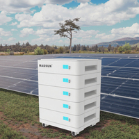 Madsun Kit de Système de Stockage Solaire Empilable EV 10KWh Lifepo4 Batterie 48V 200Ah 100AH