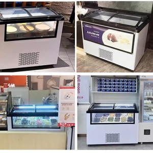 Congélateur de présentation YINZHENG pour desserts, glaces et bâtonnets glacés, 12 bacs de <span class=keywords><strong>1</strong></span>/4, équipement de réfrigération commercial à faible coût pour magasins de détail - Product Image 6