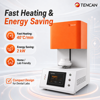 Horno de Sinterización por Levantamiento T-Bright 1700C con 4 Calentadores de MoSi2 en Forma de Anillo, Pantalla Táctil de 7 Pulgadas, Precisión de 1°C, Equipo de 100x100mm