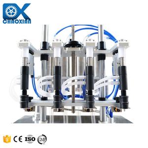 Máquina Llenadora de Líquido Desinfectante con Alcohol al 75% para Limpiador de Inodoros Semiautomático de 4 Cabezales Alibaba - Product Image 5