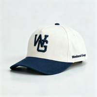 Gorra de Béisbol Unisex de 5 Paneles, de Algodón con Diseño Herringbone, Bordado 3D de Primera Calidad, Logotipo Personalizado, Deportiva, de Alta Calidad, al por Mayor