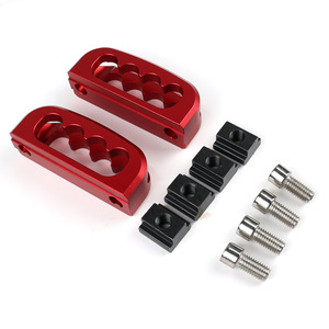 Puntos de Anclaje para Remolque de Camión Getitall, de Aluminio Rojo Antideslizante, para Tacoma, Tundra, Gladiator, Ram 1500 - Product Image 3