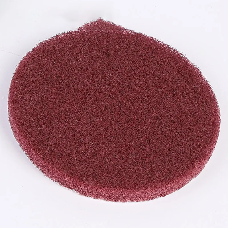 Customized Size Nylon Non-woven Grinding Wheel Car Scouring Polishing Pad For Stainless Steel