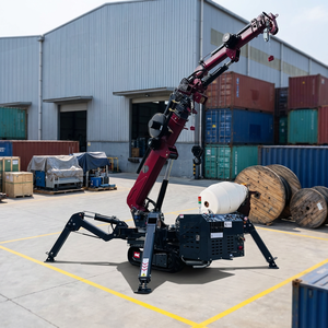 מנוף זחלילי דיזל ZMT P-1033 בעל כושר הרמה של <span class=keywords><strong>3</strong></span> טון עם סיבוב 360 מעלות, נייד, מיני, גובה הרמה 30.5 מטר, מתאים לגגות, בעל תקן CE - Product Image 1