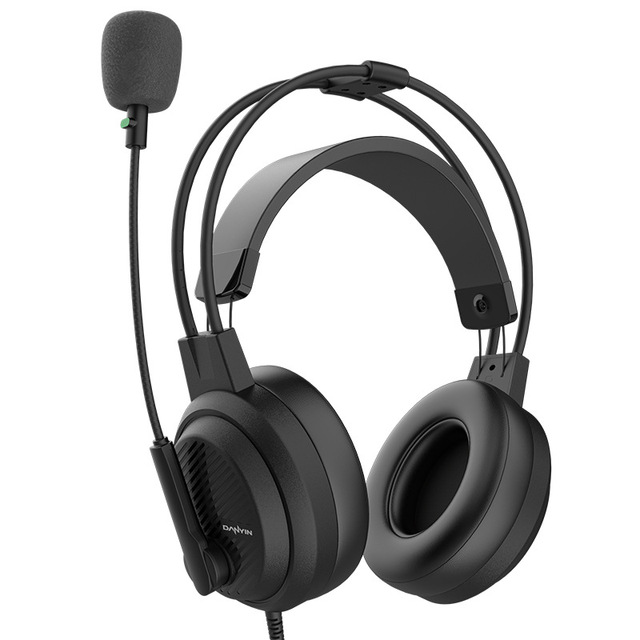 Hot Selling Cross-Border USB Wired On-Ear Over-Ear Headphones College Entrance Examination Desktop Computer E-Sports Game
