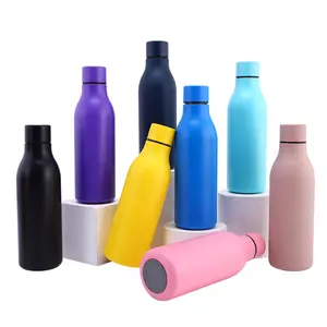 Vente directe d'usine en acier inoxydable Double Cola bouteille vin rouge voiture fiole à vide pour Sports de plein air tasse à eau pour la rentrée scolaire - Product Image 1