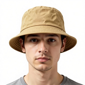 Chapeau Bob en Jean Imperméable à Bord Large Non Structuré Personnalisé de Qualité Supérieure avec Logo Brodé, Style Sportif, Vente en Gros - Product Image 4