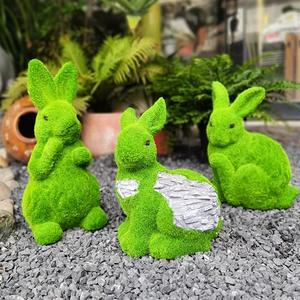 เครื่องประดับสัตว์ขนาดเล็กทำจากเรซิ่นสำหรับสวนโรงเรียนอนุบาลสนามหญ้าจำลองแกะกระต่ายสำหรับสนามหญ้ากลางแจ้งสนาม flocking สนามหญ้าภูมิทัศน์ - Product Image 2