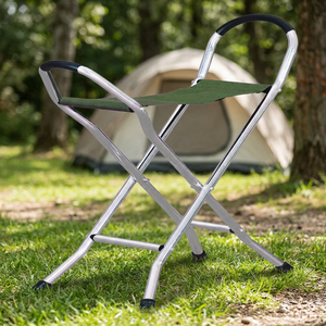Silla Plegable con Bastón Ho Hunts HH-H, Bastón con Asiento, Marco de Aleación de Aluminio, Silla de Apoyo Portátil para Personas Mayores - Product Image 3