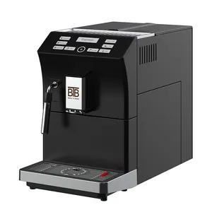 Manuel buhar değnek dokunmatik ekran ile BTB-205 süper otomatik Espresso makinesi fasulye ve toz