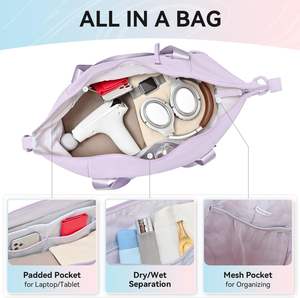 Échantillon gratuit, personnalisez votre marque, sac fourre-tout élégant et imperméable, logo, petit sac Lulu, mini sac banane, sac de taille pour fille et garçon - Product Image 4