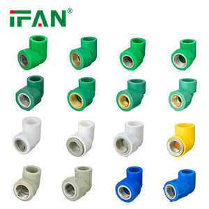 IFAN Vente en gros Raccord de tuyau PPR Tous les types de raccords PPR en plastique coudés à douille en T de haute qualité pour l'approvisionnement en eau de plomberie domestique - Product Image 4