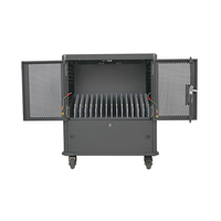 Chariot de recharge portable 30 ports, type C USB AC, pour téléphones et ordinateurs portables, avec verrouillage, pour équipement éducatif