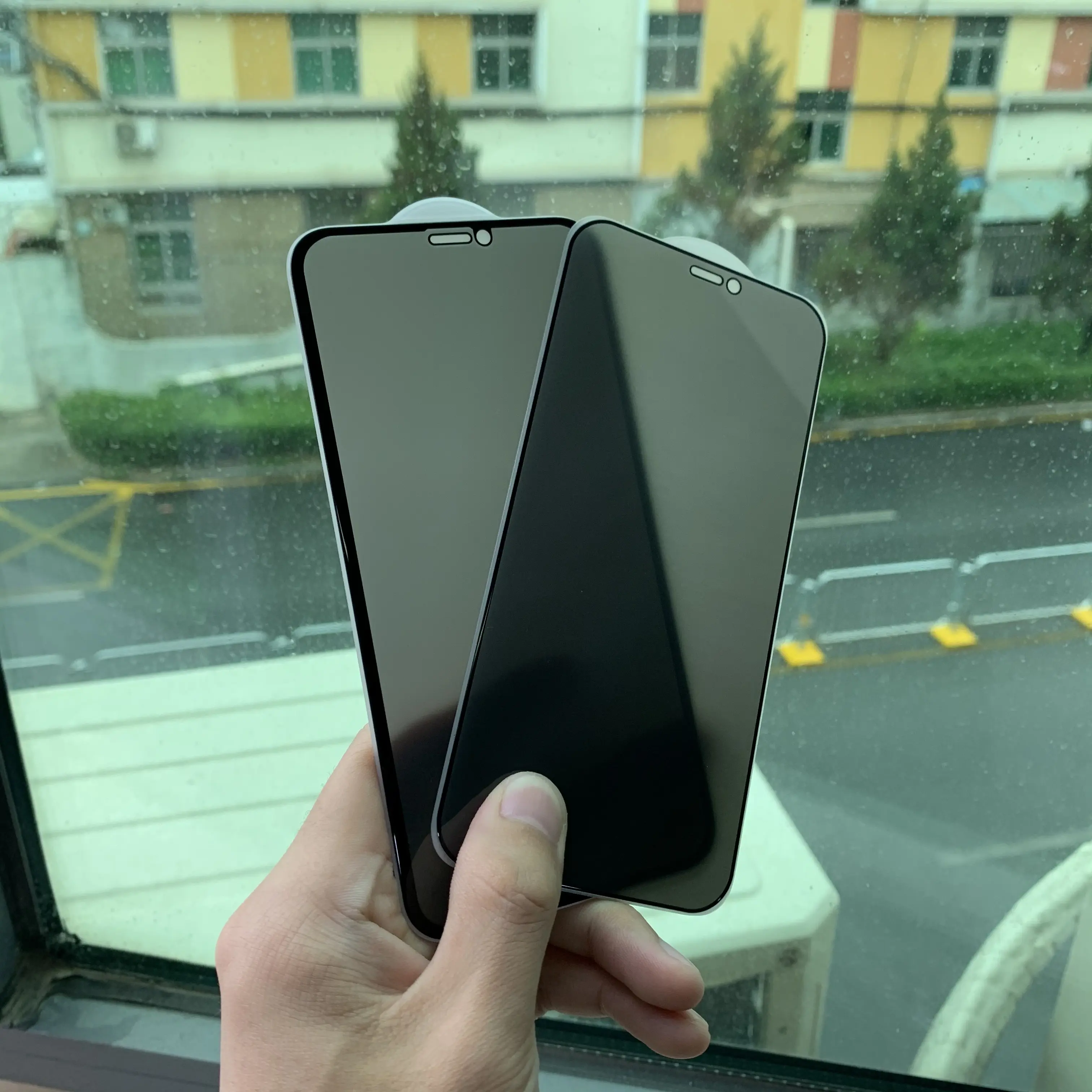 Ultra Thin Screen Protector Anti Spy anti fingerprint volle abdeckung 2.5D 3D gehärtetem glas für iPhone 12 11