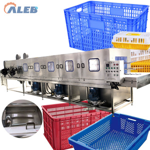 Machine de nettoyage industrielle pour conteneurs alimentaires, seaux métalliques et plateaux à fruits, avec fonction de lavage à l'eau, recyclable - Product Image 1
