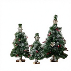 Adornos Ecológicos de Plástico para Árbol de Navidad, Decoraciones para Arreglos de Escenarios de Escritorio - Product Image 4