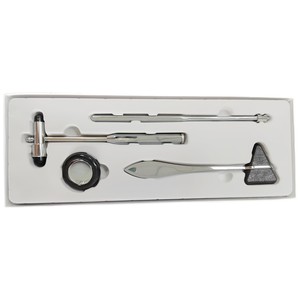 Marteau réflexe HP, ensemble de 3 pièces, en alliage de zinc, entièrement métallique, pour examen neurologique - Product Image 5