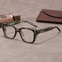 Mode homme mâle italien montures de lunettes Anti lumière bleue irrégulière Rectangle alliage insérer Optica 2025