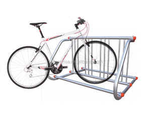 Porte-vélos d'extérieur commerciaux Porte-vélos simple ou double face <span class=keywords><strong>en</strong></span> W Frame Grid <span class=keywords><strong>en</strong></span> acier - Product Image 3