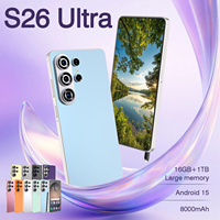 Smartphone Android Gaming S26 Ultra Best Seller Kamera Cantik 108MP 16GB+1TB Dual SIM Card