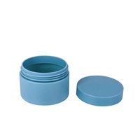 Emballage cosmétique et alimentaire en gros, pot en plastique PET transparent, ambré, blanc, de 1 oz, 2 oz, 4 oz, 6 oz, 8 oz, avec couvercles noirs, blancs, dorés, argentés