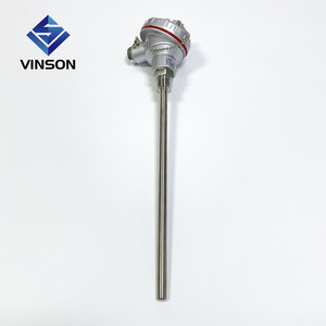 Cặp Nhiệt Điện Chống Mài Mòn Cách Điện Chống Thấm Nước Vật Liệu Thép Không Gỉ Cảm Biến Đầu Dò Loại RTD 1300C K/Pt100 - Product Image 2