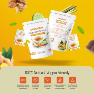 Boisson instantanée au gingembre à marque privée, sans caféine, en poudre, pour le bien-être digestif - Product Image 2
