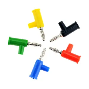 Wholesales Gun type inserted plug self locking 4mm electric banana plug connectors