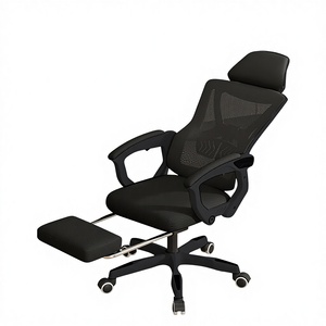 Silla Ergonómica de Oficina para Computadora con Respaldo Alto y Reposabrazos Giratorios, Material de Malla para Estudio <span class=keywords><strong>en</strong></span> Casa y Videojuegos/Esports - Product Image 1