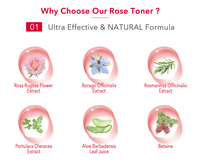 Magique Huaer Marque Privée 100% Organique pur Naturel Vaporisateur Rose Toner Visage Eau de Rose