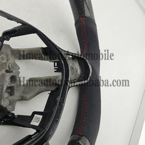 Nouveaux produits explosifs : Volant de voiture en cuir perforé et fibre de carbone pour Honda Civic 11e génération - Product Image 2